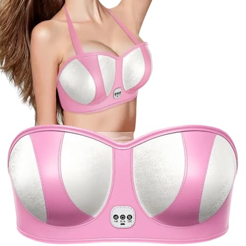 CZMYCBG Enhancement Heated Bra Massager, USB Wireless Breast Massager for Shaping Beautiful Chest Anti Sagging, for Breast Growth and Firming