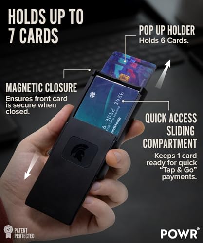 Slim RFID Blocking Card Holder - Stylish Minimalist Wallet - Image 2