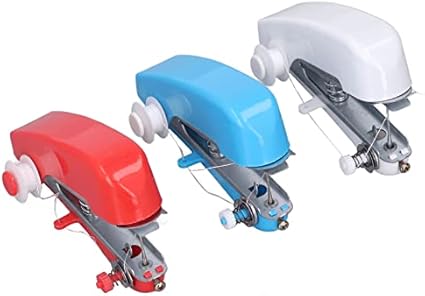Mini Sewing Machine, Handheld Portable Hand Sewing Machine Handheld Sewing Machine Anti Rust Mini Portable Stitch Stapler for Home Outdoor Travelling