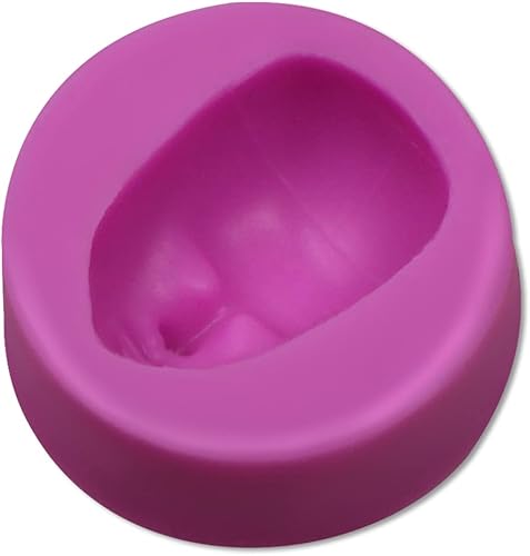 Miniatura 8 de Moldes de silicona para fondant, 6 paquetes de moldes de silicona de chocolate para cara de bebé, arcilla polimérica, muñeca, cara de elfo,