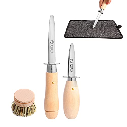 ROEDEER Oyster/Clam Shucking Knife Set,3.7