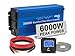 Spark 3000W Power Inverter Modified Wave DC 12V to 240V AC Converter with LCD Display, Remote Control and Silent dual Fan