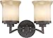 Nuvo Harmony 60/4122 2-Light Vanity - 15W in. - Dark Chocolate Bronze