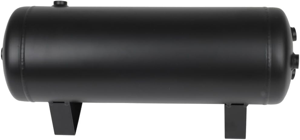 STAYTOP 1.5 Gallon (6 Liter) 6 Port Air Compressor Tank 150 PSI Replacement for Air Ride Suspension Car Train Horn
