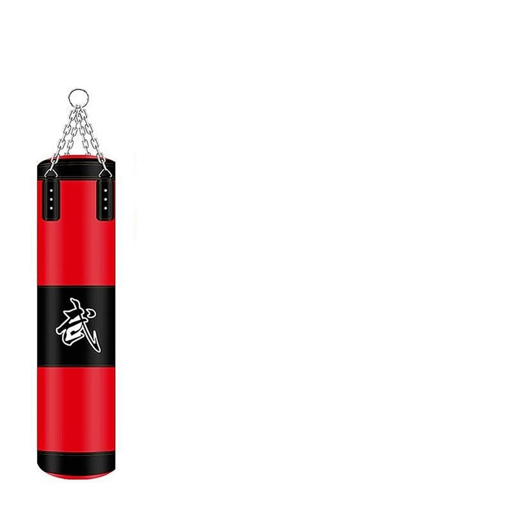 Sacco Boxe Sacco da Boxe Professionale Vuoto da Appendere al Sacco di Sabbia Lotta Muay Karate Fitness Allenamento in Palestra con Guanto Sacco da Box(100CM)