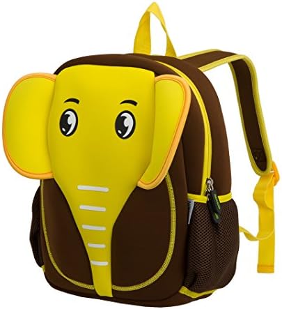 NOHOO Children Toddler Kid's Neoprene School Bag Backpack, Elephant (Size: 13.39x9.06x4.72inch)