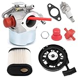 640350 Carburetor,640350 640303 640271 Carburetor for Tecumseh LV195XA LV195EA LEV100 LEV105 LEV120 6.5HP 6.75HP Engine,forToro 20016 20017 20018 Lawn Mower, 590472 5904766+590739 Recoil Starter