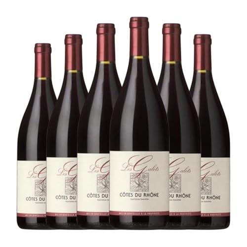 Les Galets Calvados Pays d’Auge: Caja de 6 Botellas de Vino Tinto 75 cl Les Galets Calvados Pays d’Auge: Caja de 6 Botellas de Vino Tinto 75 cl