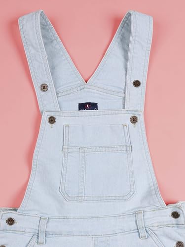 Image of KiddoPanti Boys Denim Dungaree Shorts