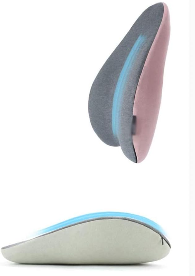 JSEIAJB Lumbar Pillow - Orthopedic Knee Pillow for Side Sleepers Provides Lumbar Alignment, Hip, Neck, Joint & Leg Support Memory Foam(D)