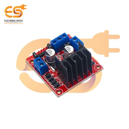 Image of Electronic Spices Combo of L298N Motor Drive Controller Kit | Includes BO Motor | BO Wheel (9 Items)