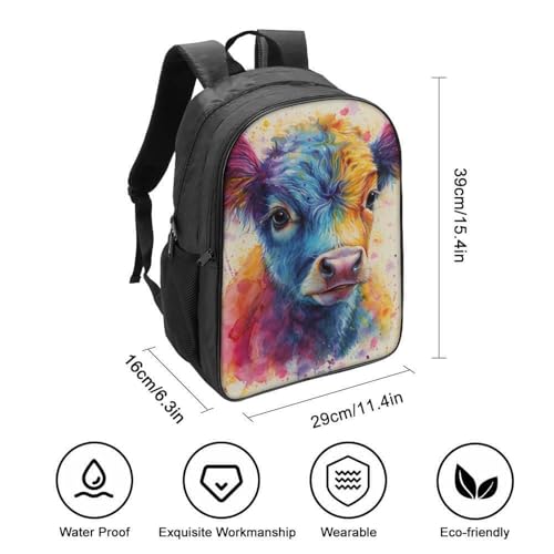 Mochilas bebe guardería con relieve de vaca para acompañar sus primeros pasos 2