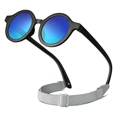Black Round&ice Blue Lens