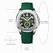 Imagen de NIBOSI Reloj para Hombre Sports Casual Fecha analógica Diseñador Cronógrafo Resistente al Agua Reloj de Cuarzo para Hombre-Verde