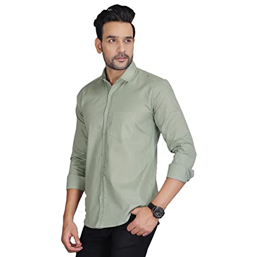 Image of Man Slim Fit Cotton Casual Shirt