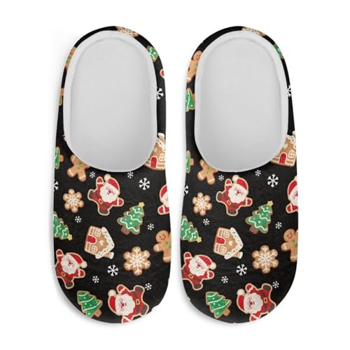 Womens Slippers Winter Fuzzy House Slippers Soft Holiday Gifts2