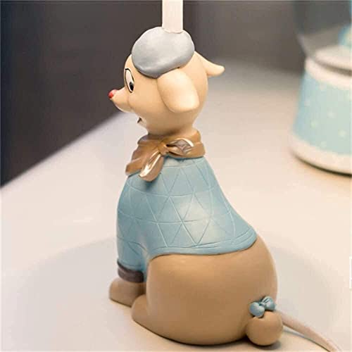 Lampe de bureau pépinière bleu chiot moderne veilleuse garçon - 4