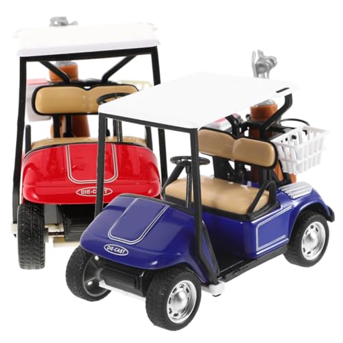 GRIRIW Golfwagen Modell Set Rot und Blau