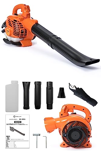 Zabuuun! エンジンブロワー 25.4cc 強力送風機 ノズル各種&肩掛けベルト付き...