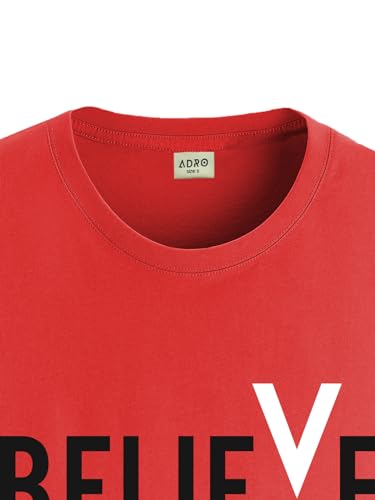 Image of ADRO Men Cotton Regular Printed Tshirt