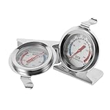 MOLUCKFU 2 Stück Teiliges Edelstahl Ofenthermometer Hitzebeständig Backofenthermometer mit Großem...