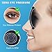 Sleep Mask for Women Men, Ultrathin Light Blocking Sleeping Mask, No Pressure On Eyes 3D Contoured Blindfold, Soft Comfort Eye Shade Cover for Travel/Naps/Yoga/Shift Work.（Black）