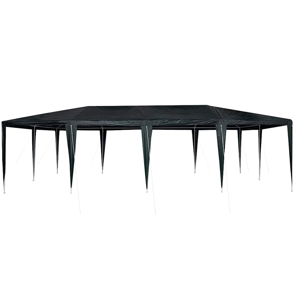 Tenda per Feste da Giardino Verde, Gazebo in Acciaio 8x4 m | Ampio tendone pieghevole in polietilene per eventi all'aperto e terrazze, crea comode zone d'ombra.