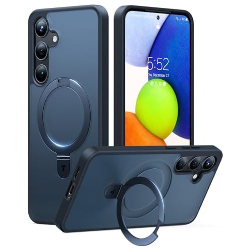 TORRAS Magnetic Ostand for Samsung Galaxy S24 Plus Case, [Military Grade Drop Tested][Compatible with MagSafe][Build in Kickstand] Shockproof Slim Pro