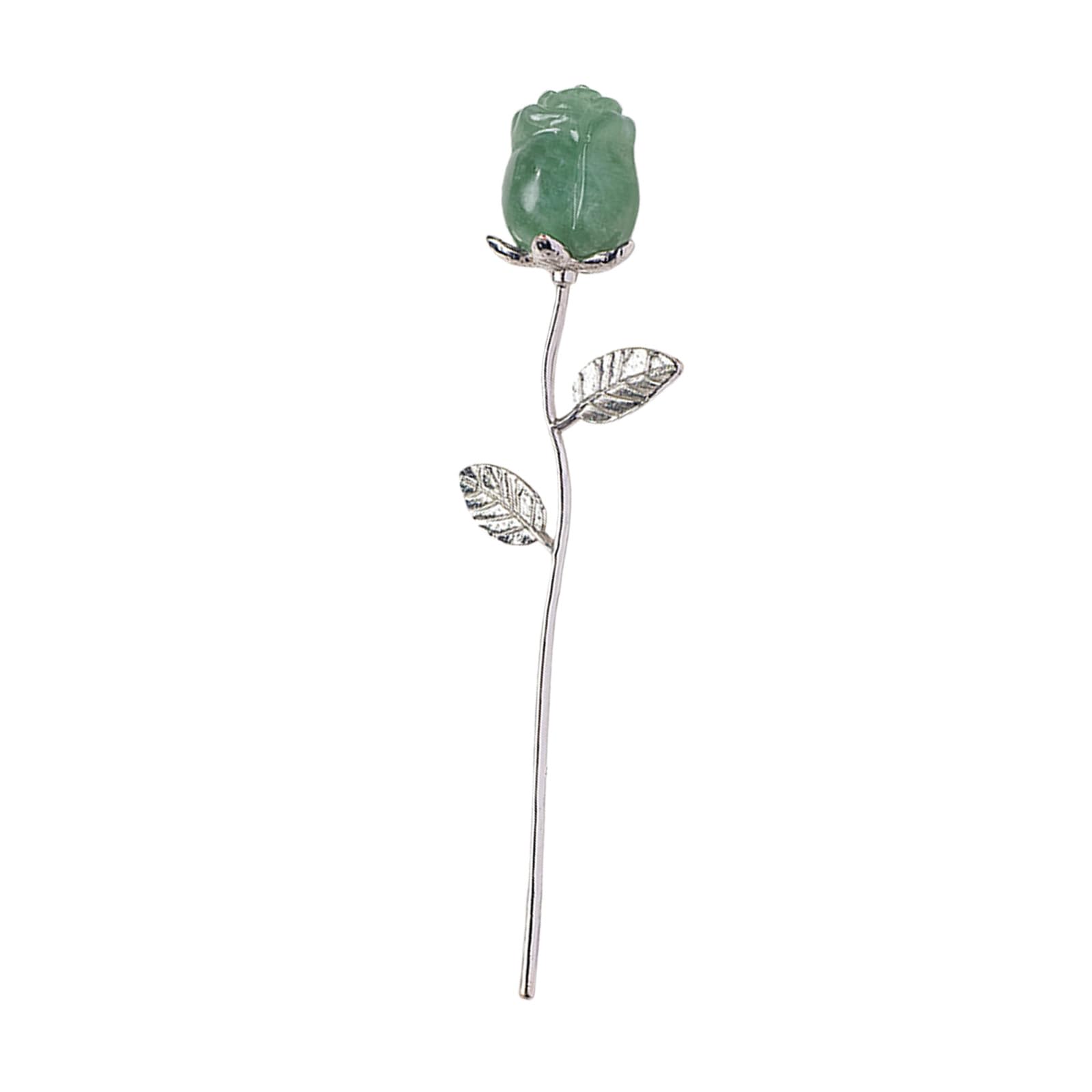 alloneslife Crystal Rose Sculpture for Sophisticated Home and Decor Enhancing Ambiance