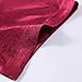 Mens Satin Button Down Shirt Silk Touch Graphic Summer Pajama Tops Lightweight Stay Home Lounge Shirts(Wine,XX-Large)