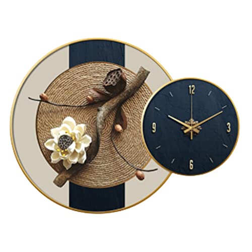 Horloge murale silencieuse sans tic-tac cadran rond pour bureau