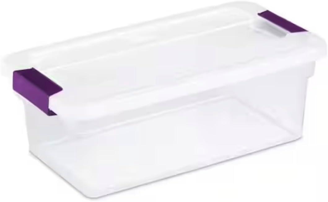 Stackable Latch Box Storage Totes (48 Pack) QT88133
