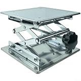 Sollevatore da laboratorio in acciaio inox, resistente, piattaforma di sollevamento regolabile in altezza per attrezzature e strumenti da laboratorio, resistente alla ruggine per lavori su superfici