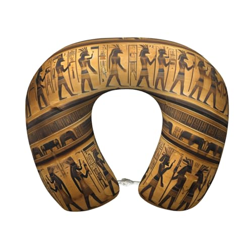 Almohada de viaje con espuma viscoelástica y funda negra