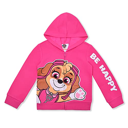 Paw Patrol Girls Skye, Marshall And Rubble Pink Hoodie, T-Shirt And Leggings Set For Toddler Girl, Little Girl And Big Girl #TOP3