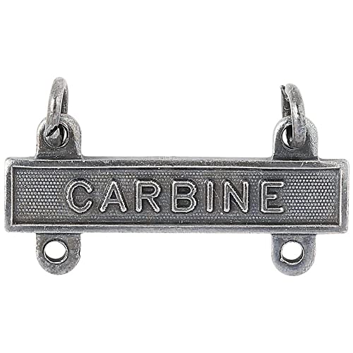 MEDALS OF AMERICA EST. 1976 - Army Carbine Qualification Bar - Silver Oxide, Regulation Size - Best Deal on Amazon