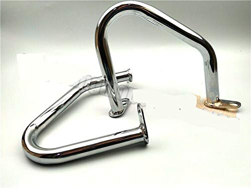 DE.SOUL Engine Guard Crash Bar for Triumph Bonneville T100 T120 Bobber Street Twin 17-20 (Chrome Sil