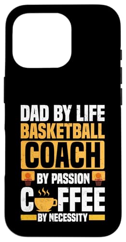 Passion Coffee By Necessity Dad �o�X�P�b�g�{�[�� �R�[�` �X�}�z�P�[�X iPhone 16 Pro �p