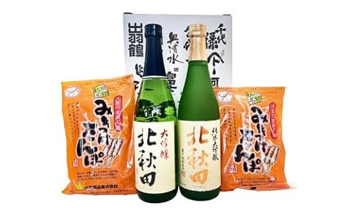 北鹿のお酒とみそつけたんぽ3本入り2袋のセット