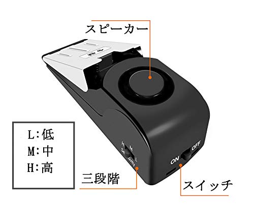 Yygift® Door Stop Alarm Home Security Sirens 120Db Gate Resistance Security Door Stopper Alarm Set Of 2 #TOP2