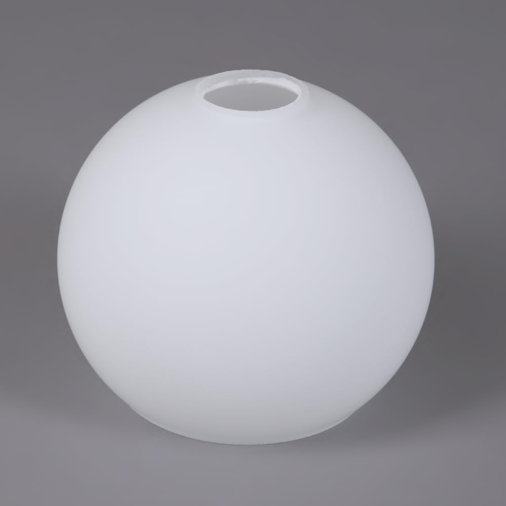 Kugelglas weiß matt Ø 120mm Lampenglas Ersatzglas E14 Leuchtenglas Kugel Opalglas