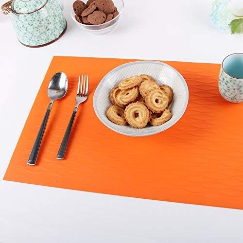 Miniatura 6 de Tapete de silicona para mesa de comedor reutilizable para niños, tapete para ollas calientes, soporte para cucharas, tapete para hornear, tapete