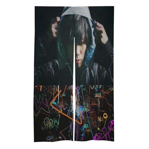 米津玄師北欧断熱のれん遮光仕切りカーテン断熱防寒のれん出入口壁仕切りカーテン四季応用家庭装飾のれん86x143cm