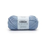 Caron Bawełna na cały dzień - 3 opakowania 173 jardów / 99,79 g Eyes Blue 100% merceryzowana przędza bawełniana
