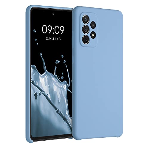 Kwmobile Case Compatible With Samsung Galaxy A72 Case - Tpu Silicone Phone Cover With Soft Finish - Dove Blue #TOP7