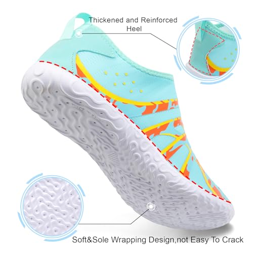 Image of Spesoul Womens and Mens Water Shoes Breathable Quick Dry Soft Barefoot Aqua Socks for Hiking Swim Beach Surf Yoga Sport