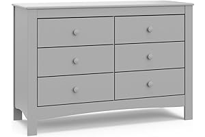 Versatile 6-Drawer Double Dresser: Enhance Your Bedroom Organization