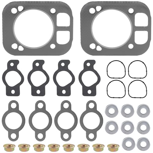 CARBBIA 2 Set of Engine Cylinder Head Gasket Kit 32 841 02-S Compatible with Kohler 32-841-02-S Engine EKT740 EKT750 KT600 KT610 KT620 KT715 KT725 SV735 SV740 SV810 SV820 SV830 SV840 Lawn Mowers