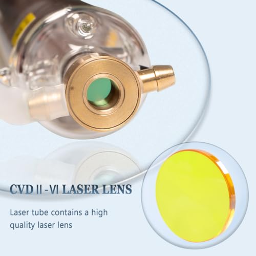 Miniatura 3 de Mcwlaser Tubo Láser Co2 60w Laser Tube 1000mm Length For Laser Engraving And Cutting Machine And Laser Engraver