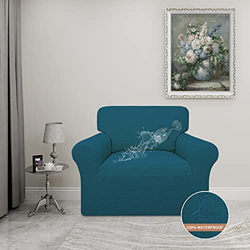 Image of Easy-Going 100% Waterproof Chair Couch Cover, Stretch Jacquard Sofa Cover